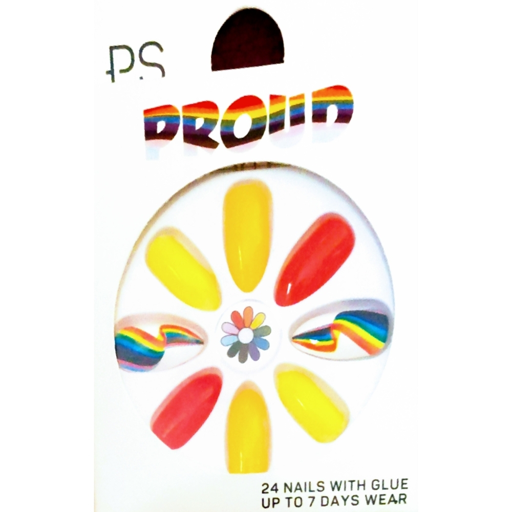 Proud 24 Piece Rainbow Nails
